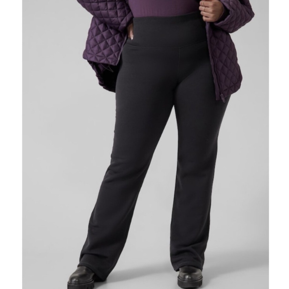 Athleta - Altitude Pant Polartec Power Stretch Black Fleece Lined Pant - 3X
